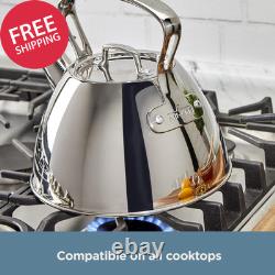 Bouilloire en acier inoxydable spécialisée 2 quart, casseroles et poêles induction, ustensiles de cuisine S