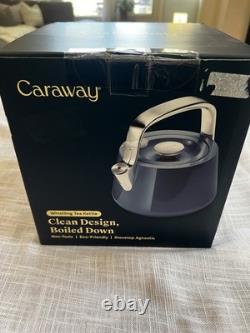 Bouilloire siffle 2 quarts Caraway en acier inoxydable durable, théière rapide