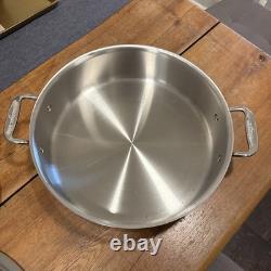 Braiser Français All Clad 6 Quart avec Couvercle Dôme et Support en Acier Inoxydable Neuf Difficile à Trouver