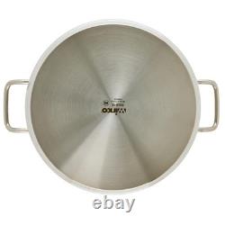 Brazier en acier inoxydable Winco de 10 litres avec couvercle