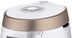 CUCKOO 8 en 1 Multi-pression cuiseur en acier inoxydable doré et blanc de 5 quarts