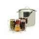 Canner De Bain D'eau Cuisine Conserver 7 Jar Rack En Acier Inoxydable 20 Quart