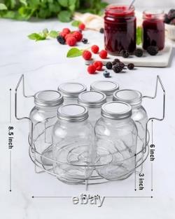 Canner professionnel en acier inoxydable de 20 quarts avec poignées à prise facile