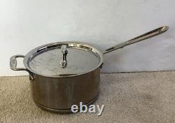 Casserole All-Clad Copper Core en acier inoxydable de 3,8 L avec couvercle en métal