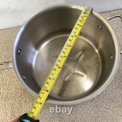 Casserole All-Clad Copper Core en acier inoxydable de 3,8 L avec couvercle en métal