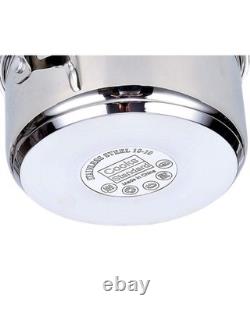 Casserole Cooks Standard en acier inoxydable 18/10 de 24 quarts, cuisson profonde classique Casserole Cooks Standard en acier inoxydable 18/10 de 24 quarts, cuisson profonde classique