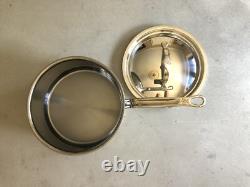 Casserole Hestan NanoBond en acier inoxydable multi-couche, finition titane brillante, 3 quarts