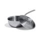 Casserole &agrave; Sauce En Acier Inoxydable De 2 Quarts, Rev&ecirc;tement Inox 5 Plis Professionnel