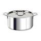 Casserole Antiadhésive En Acier Inoxydable All-clad D3 De 8 Quarts Nouveau Deuxième Choix D'usine