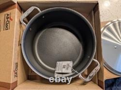 Casserole antiadhésive en acier inoxydable All-Clad D3 de 8 quarts NOUVEAU Deuxième choix d'usine
