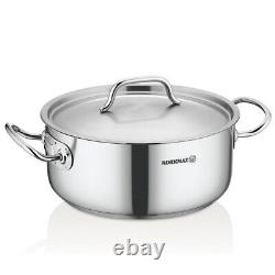 Casserole basse en acier inoxydable Korkmaz - 26,5 litres, a2743