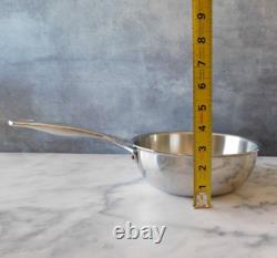 Casserole en Acier Inoxydable Tri-Ply Le Creuset avec Couvercle, 2 Quart Neuf