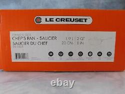 Casserole en Acier Inoxydable Tri-Ply Le Creuset avec Couvercle, 2 Quart Neuf