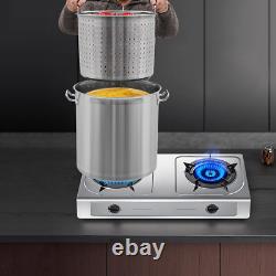 Casserole en acier inoxydable 33/52 quarts grande marmite de cuisine pour soupe, grande cuisson pour restaurant