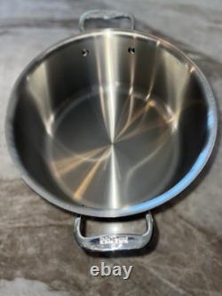 Casserole en acier inoxydable All-Clad D3 3 couches sans couvercle 8 quarts toute neuve