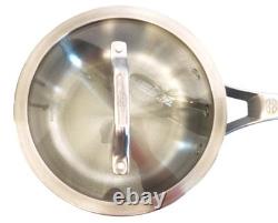 Casserole en acier inoxydable CALPHALON Signature Series de 2,5 quart NEUVE sans boîte 1