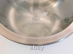 Casserole en acier inoxydable CALPHALON Signature Series de 2,5 quart NEUVE sans boîte 1