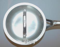 Casserole en acier inoxydable CALPHALON Signature Series de 2,5 quart NEUVE sans boîte 1