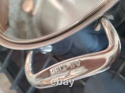 Casserole en acier inoxydable D3 de 8 quarts All Clad avec couvercle en verre All Clad