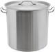 Casserole En Acier Inoxydable De 100 Quarts Avec Couvercle, Pot En Acier Robuste Pour Soupe