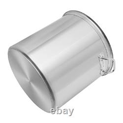 Casserole en acier inoxydable de 100 quarts avec couvercle pour cuisine de restaurant et cuisson