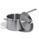 Casserole En Acier Inoxydable De 4 Quarts Avec Couvercle 5 Couches 4 Quarts