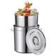 Casserole En Acier Inoxydable De 80 Quarts Avec Couvercle, Cuisson De Crabe, Homard, Crevettes