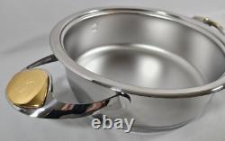 Casserole en fonte Zepter URA Chef Nonstick avec couvercle 2,1 quarts