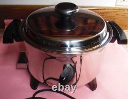 Casserole mijoteuse en acier inoxydable de 5 quarts avec cœur liquide Lifetime Electric