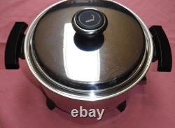 Casserole mijoteuse en acier inoxydable de 5 quarts avec cœur liquide Lifetime Electric