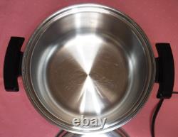 Casserole mijoteuse en acier inoxydable de 5 quarts avec cœur liquide Lifetime Electric