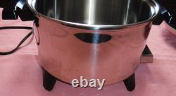 Casserole mijoteuse en acier inoxydable de 5 quarts avec cœur liquide Lifetime Electric