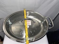 Casserole ovale en acier inoxydable Princess House Condenseur 4 Quart #5731 NEUF