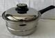 Casserole Vintage Maxam En Acier Inoxydable Sans Eau Avec Couvercle à Contrôle De Vapeur 2 Quart