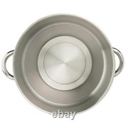 Chauffe-soupe en acier inoxydable 7 quarts au design chafer, léger et élégant