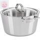 Cocotte Viking Culinaire Contemporaine En Acier Inoxydable 3-ply, 5,2 Litres × 1 × 1