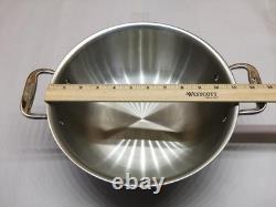 Cocotte en fonte All-Clad D3 en acier inoxydable 3 plis, 5,5 pintes, compatible induction et four/gril