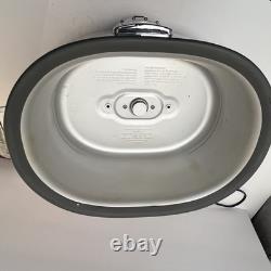 Cocotte lente en acier inoxydable All-Clad 7 quart SC01 avec insert en aluminium et boîte