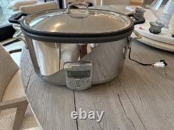 Cocotte lente en acier inoxydable All-Clad de 7 quarts SC01 antiadhésive
