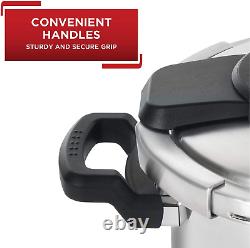 Cocotte-minute T-Fal Clipso en acier inoxydable de 6,3 litres, ustensiles de cuisson à induction, casseroles.