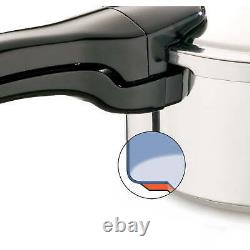 Cocotte-minute en acier inoxydable Presto de 4 quart avec base en acier inoxydable et triple couche