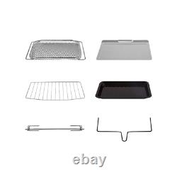 Combo Grille-Pain Friteuse à Air Cosori, Grande capacité de 32 Quarts, Acier Inoxydable, Argent