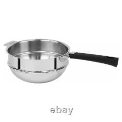 Cristel France Casteline / Mutine en acier inoxydable 3 quarts 7,9 bain-marie