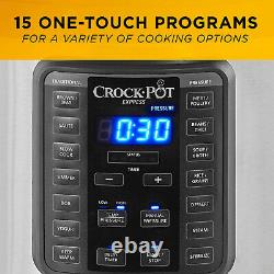 Crock-pot Multi Function 10 Quart Express Home Food Cooker, Acier Inoxydable
