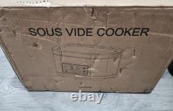 Cuiseur Sous Vide Précis, Machine Sous Vide en Acier Inoxydable de 6 Quarts avec Température Cuiseur Sous Vide Précis, Machine Sous Vide en Acier Inoxydable de 6 Quarts avec Température