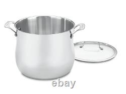 Cuisinart Contour Inox 12 Quart Stockpot Avec Couvercle