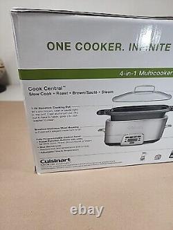 Cuisinart MSC-800 Multicuiseur Cook Central 4-en-1 de 7 litres, acier inoxydable noir