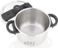 Cuisinière à pression Ezlock de 7 quarts en acier inoxydable, plusieurs niveaux de pression