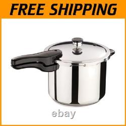Cuisinière à pression en acier inoxydable de 6 quarts : cuisson plus rapide, saveur ultime