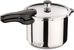 Cuisinière à pression en acier inoxydable de 6 quarts : cuisson plus rapide, saveur ultime